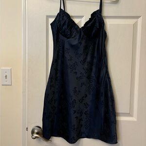 LA HEARTS blue mini dress.